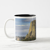 Tasse 2 Couleurs Monument national de Devils Tower (Gauche)