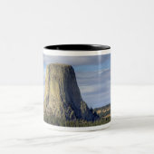 Tasse 2 Couleurs Monument national de Devils Tower (Centre)