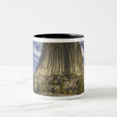 Tasse 2 Couleurs Monument national de Devils Tower (Centre)