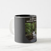 Tasse 2 Couleurs Monument national de Muir Woods (Devant gauche)