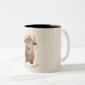 Tasse 2 Couleurs Moo - d Queen (Devant droit)