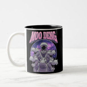 TASSE 2 COULEURS MOO-DENG LE CÉLÈBRE BÉBÉ PIGMY HIPPO MOODENG