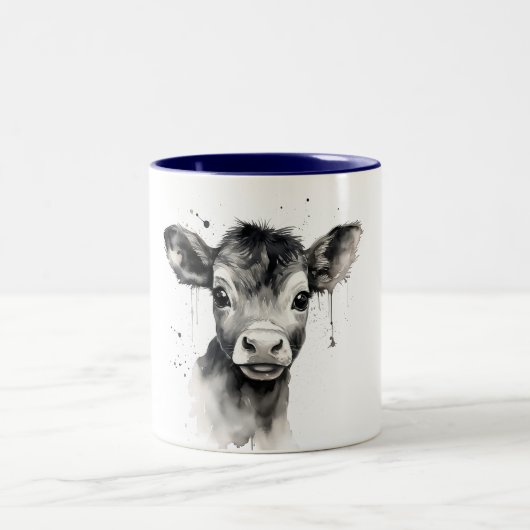 Tasse 2 Couleurs ☕ 🐄 "Moo-ment of Zen" 🐄 de vaches ☕ (Centre)