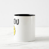 Tasse 2 Couleurs Moodu Tamil Shutup drôle (Centre)