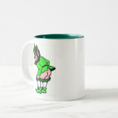 Tasse 2 Couleurs Mooning Leprechaun (Devant gauche)