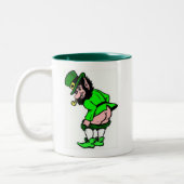 Tasse 2 Couleurs Mooning Leprechaun (Gauche)