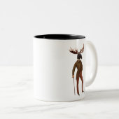 Tasse 2 Couleurs Moose En Costume Complet 2 (Devant droit)