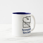 Tasse 2 Couleurs Moquette avec logo (Devant droit)