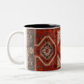 Tasse 2 Couleurs Moquette orientale turque perse rouge (Gauche)
