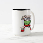 Tasse 2 Couleurs MoriarTEA & Purrlock à Noël (Devant droit)