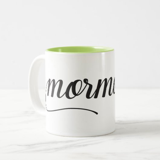 Tasse 2 Couleurs Mormor (Devant gauche)