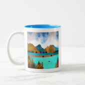 Tasse 2 Couleurs Morning Lake Rower (Gauche)