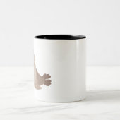 Tasse 2 Couleurs Morse mignonne (Centre)