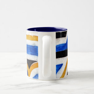 Tasse 2 Couleurs mosaïque vintage traditionnelle azulejo mosaïque P