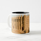 Tasse 2 Couleurs Mosquée de Djenne, exemple classique (Devant gauche)