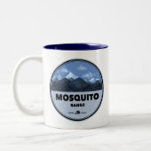 Tasse 2 Couleurs Mosquito Range Colorado Camping (Gauche)