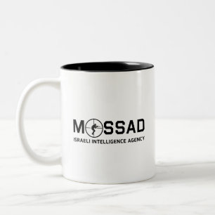 Tasse 2 Couleurs Mossad - Agence de renseignement israélienne - ID