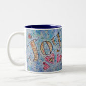 Tasse 2 Couleurs Mot Inspirant "Joy Mug" (Gauche)
