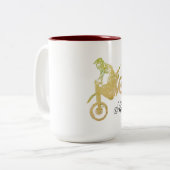 Tasse 2 Couleurs Motcross hors route (Devant gauche)