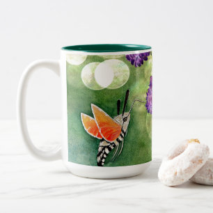 Tasse 2 Couleurs Moth and Lilacs