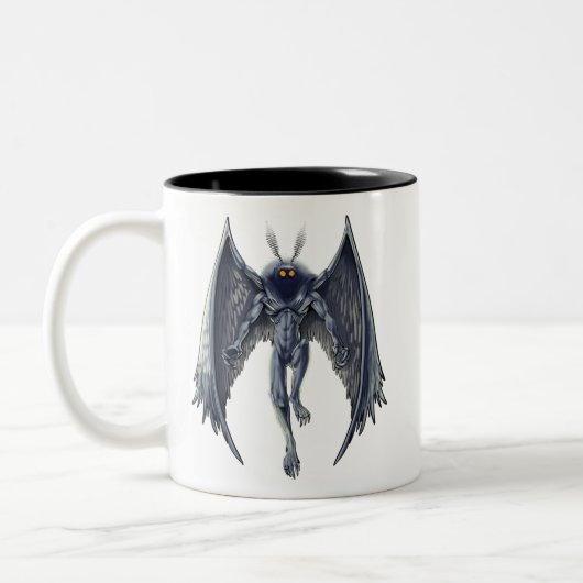 Tasse 2 Couleurs Mothman Cryptid Creator (Gauche)