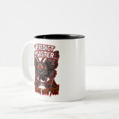 Tasse 2 Couleurs Mothman I Predict Disaster Funny Cryptid Humor (Devant gauche)