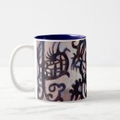 Tasse 2 Couleurs motif (Gauche)
