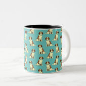 Tasse 2 Couleurs motif (Devant droit)