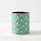 Tasse 2 Couleurs motif (Centre)
