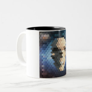 Tasse 2 Couleurs Motif abstrait crâne