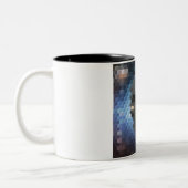 Tasse 2 Couleurs Motif abstrait crâne (Gauche)