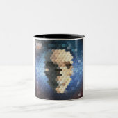 Tasse 2 Couleurs Motif abstrait crâne (Centre)