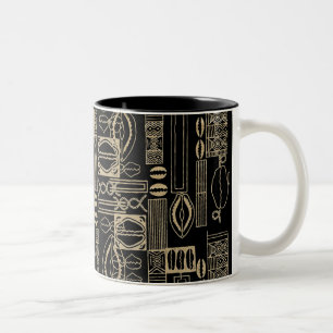 Tasse 2 Couleurs Motif africain