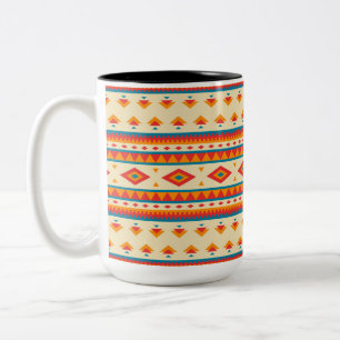 Tasse 2 Couleurs Motif amérindien