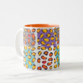 Tasse 2 Couleurs Motif animal de faune (Devant gauche)