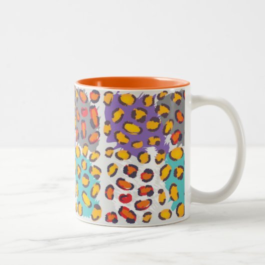 Tasse 2 Couleurs Motif animal de faune (Droit)