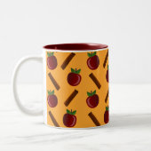Tasse 2 Couleurs Motif Apple Cinnamon (Gauche)