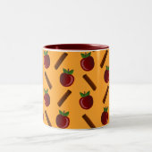 Tasse 2 Couleurs Motif Apple Cinnamon (Centre)