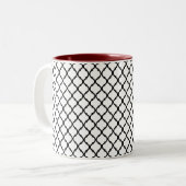 Tasse 2 Couleurs Motif arabe (Devant gauche)