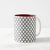 Tasse 2 Couleurs Motif arabe (Devant droit)