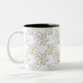 Tasse 2 Couleurs Motif blanc (Gauche)