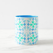 Tasse 2 Couleurs Motif Caniche (Centre)