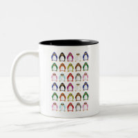 Motif Coloré de Manchot – Animal Arc-en-Ciel Migno