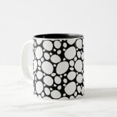 Tasse 2 Couleurs Motif de chien dalmate (Devant gauche)
