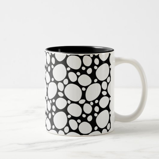 Tasse 2 Couleurs Motif de chien dalmate (Droit)