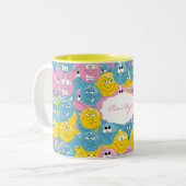 Tasse 2 Couleurs Motif de conception d'amusement d'Emoji (Devant gauche)