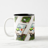 Tasse 2 Couleurs Motif de console de jeu vidéo. (Gauche)