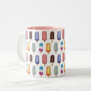 Tasse 2 Couleurs Motif de crème glacée