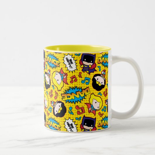 Tasse 2 Couleurs Motif de danse Chibi Heroine (Droit)