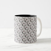 Tasse 2 Couleurs Motif de dessin animé pour chat gris mignon (Devant droit)